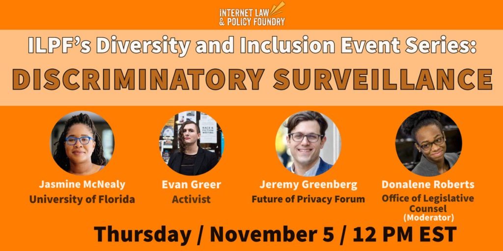 Diversity & Inclusion Event Series: Discriminatory Surveillance