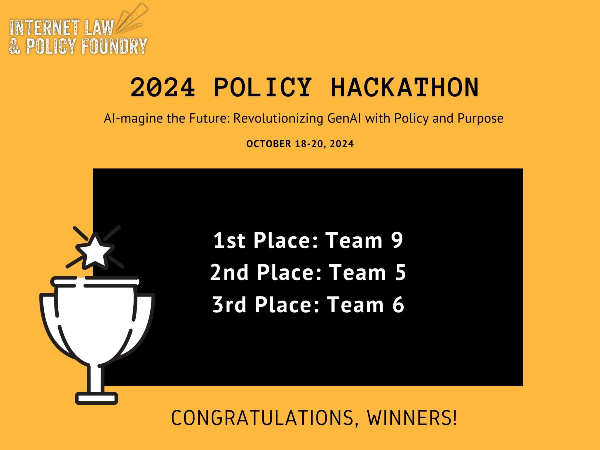 Policy Hackathon 2024 Results - The Foundry
